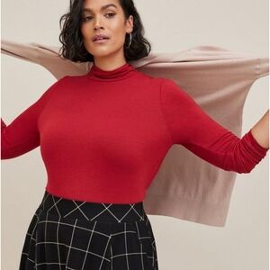 Studio Tissue Jersey Turtleneck Top